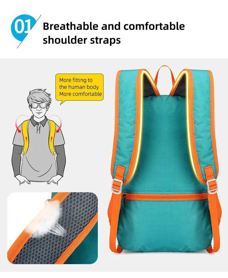 Ultra-Light Foldable Waterproof Hiking Backpack – Compact Packable Travel Daypack Ultra-Light Foldable Waterproof Hiking Backpack – Compact Packable Travel Daypack