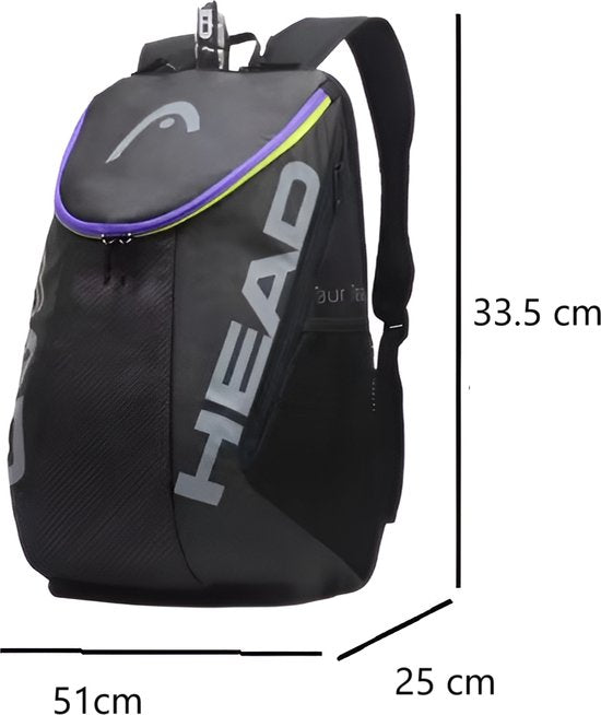 Head Tour Team Tennis Backpack – Large Capacity Racket Bag with Shoe Compartment Head Tour Team Tennis Backpack – Large Capacity Racket Bag with Shoe Compartment