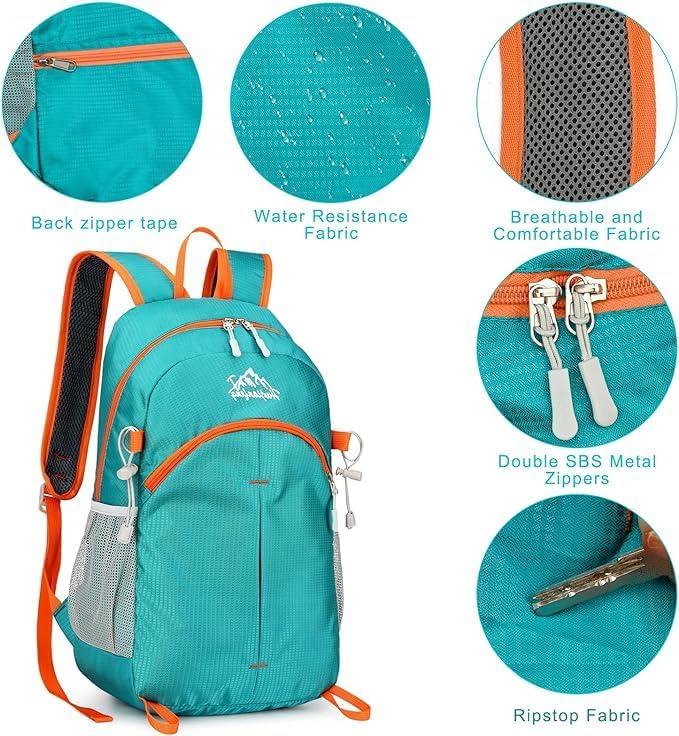 Ultra-Light Foldable Waterproof Hiking Backpack – Compact Packable Travel Daypack Ultra-Light Foldable Waterproof Hiking Backpack – Compact Packable Travel Daypack