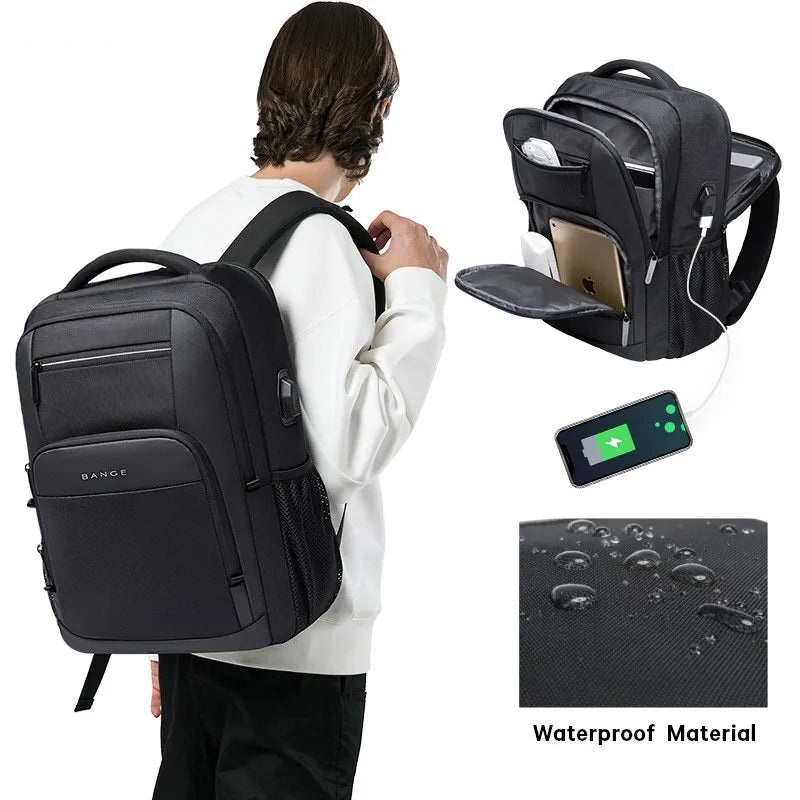 Bange Waterproof Backpack with USB Charging Port Bange Waterproof Backpack with USB Charging Port