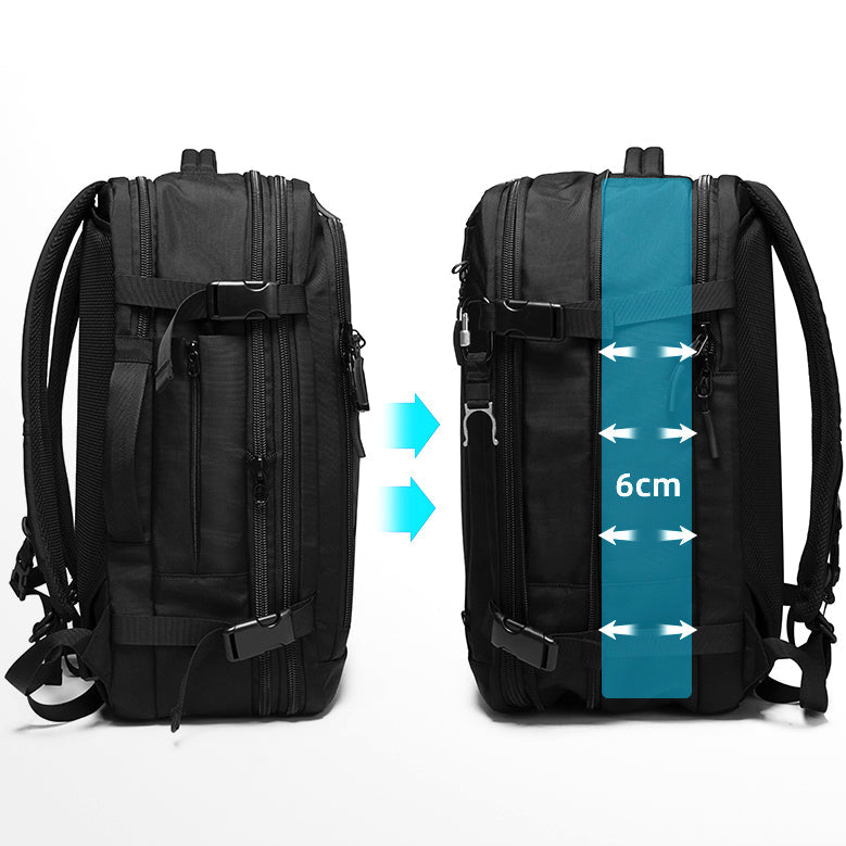 BANGE Expandable 55L Travel Backpack - Anti-Theft & Waterproof BANGE Expandable 55L Travel Backpack - Anti-Theft & Waterproof