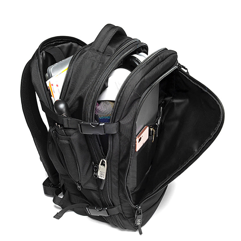 BANGE Expandable 55L Travel Backpack - Anti-Theft & Waterproof BANGE Expandable 55L Travel Backpack - Anti-Theft & Waterproof