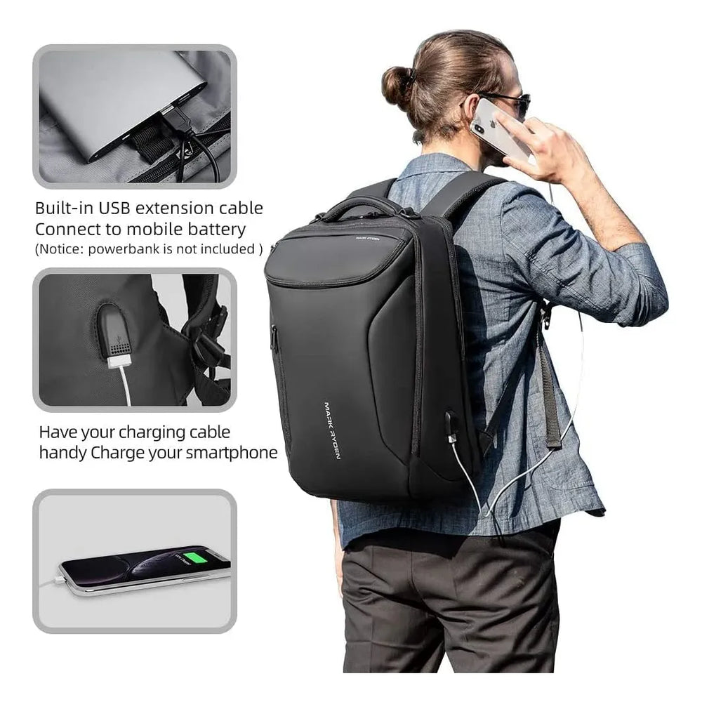 Mark Ryden Waterproof Business Laptop Backpack with USB Port Mark Ryden Waterproof Business Laptop Backpack with USB Port