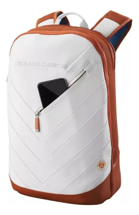 Wilson Roland Garros Tennis Racket Backpack - White Wilson Roland Garros Tennis Racket Backpack - White