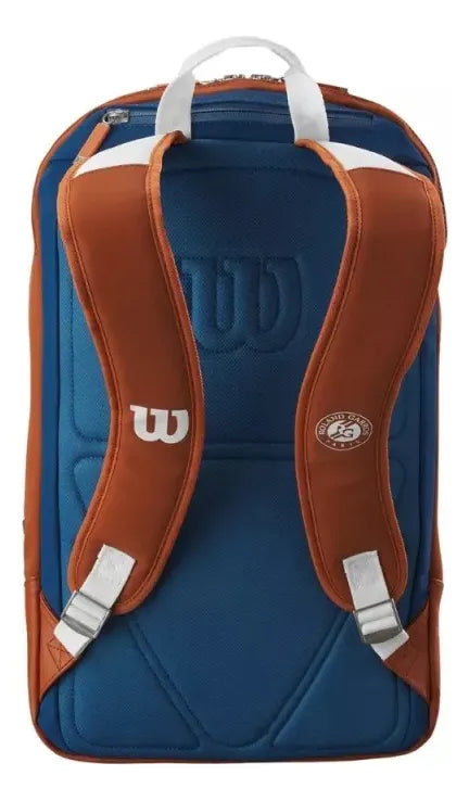 Wilson Roland Garros Tennis Racket Backpack - White Wilson Roland Garros Tennis Racket Backpack - White