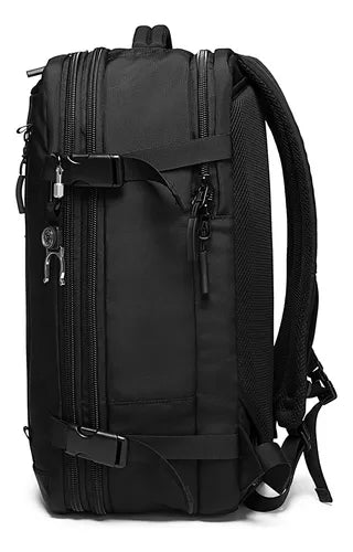 BANGE Expandable 55L Travel Backpack - Anti-Theft & Waterproof BANGE Expandable 55L Travel Backpack - Anti-Theft & Waterproof