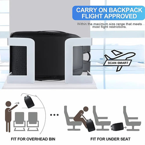 Bange Expandable Anti-Theft Waterproof Laptop Backpack - Black