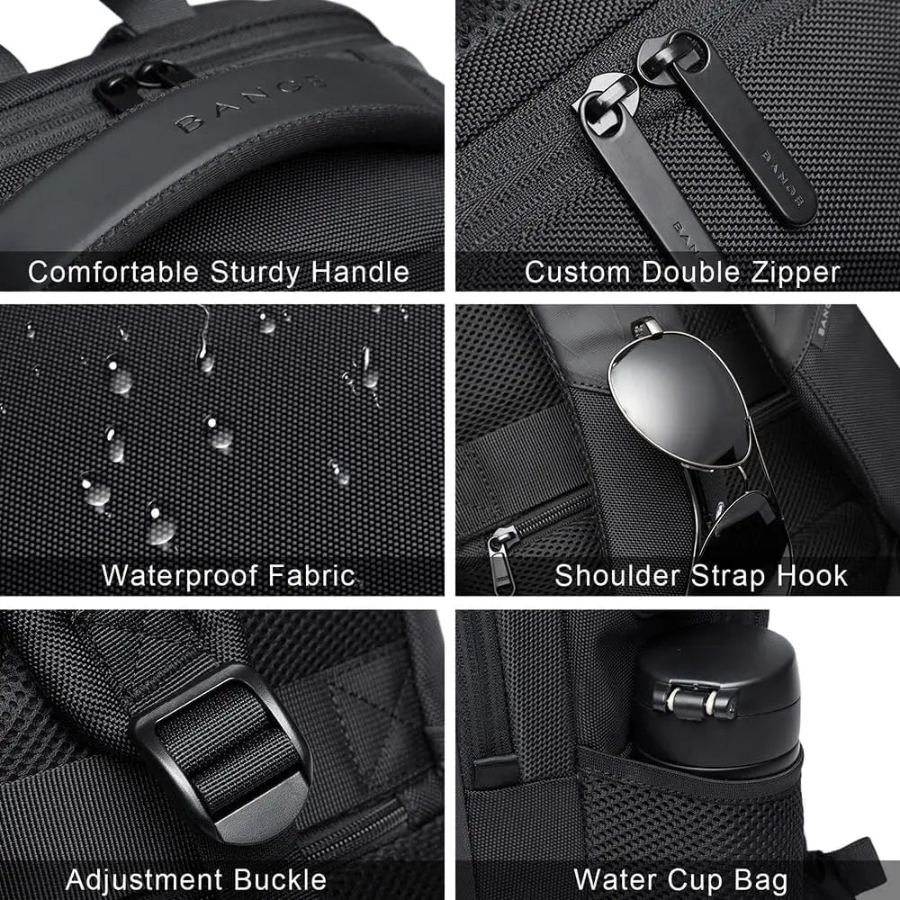 Bange Waterproof Backpack with USB Charging Port Bange Waterproof Backpack with USB Charging Port