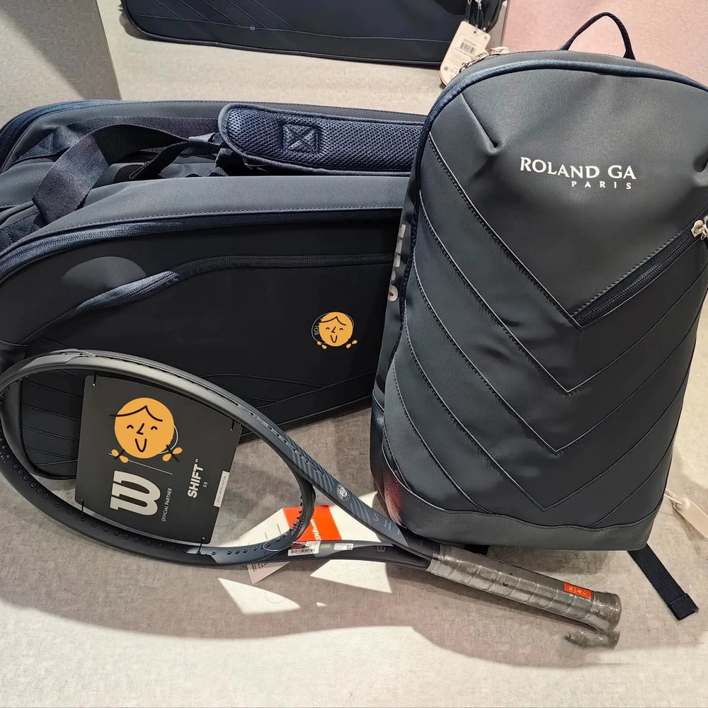 Wilson Roland Garros Tennis Backpack – ProPack Bag for 2 Rackets – Blue Edition Wilson Roland Garros Tennis Backpack – ProPack Bag for 2 Rackets – Blue Edition