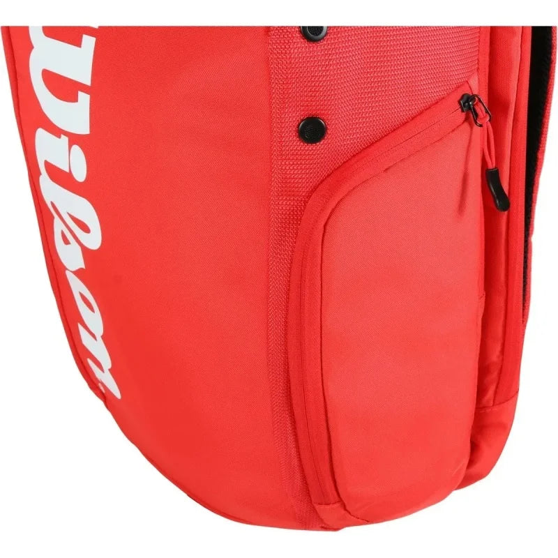 Wilson Tennis Backpack for 2 Rackets – Red Edition Wilson Tennis Backpack for 2 Rackets – Red Edition