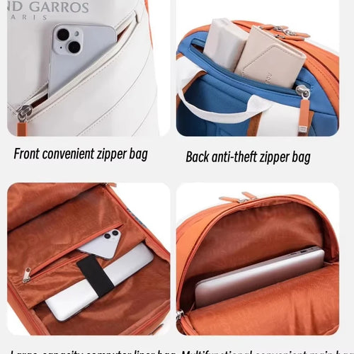 Wilson Roland Garros Tennis Racket Backpack - White