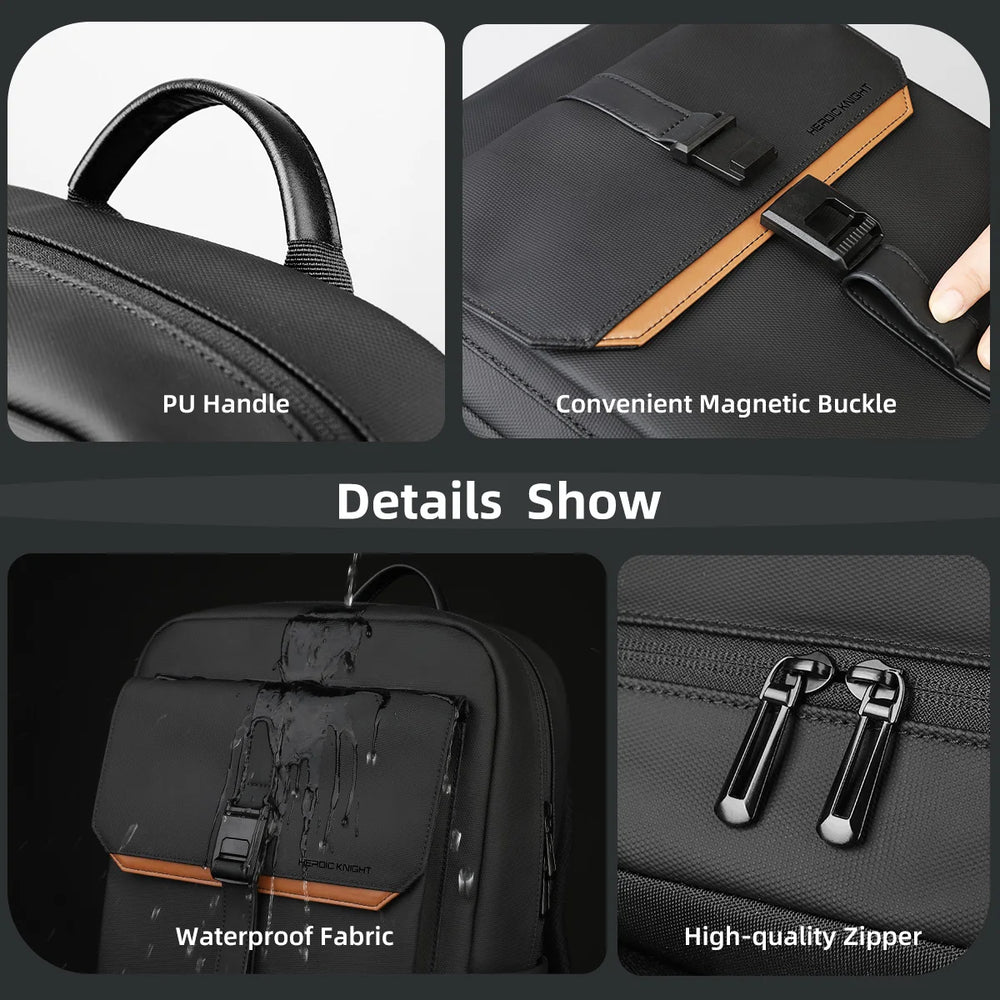HcanKcan Waterproof Business Laptop Backpack HcanKcan Waterproof Business Laptop Backpack