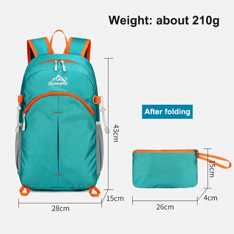 Ultra-Light Foldable Waterproof Hiking Backpack – Compact Packable Travel Daypack Ultra-Light Foldable Waterproof Hiking Backpack – Compact Packable Travel Daypack