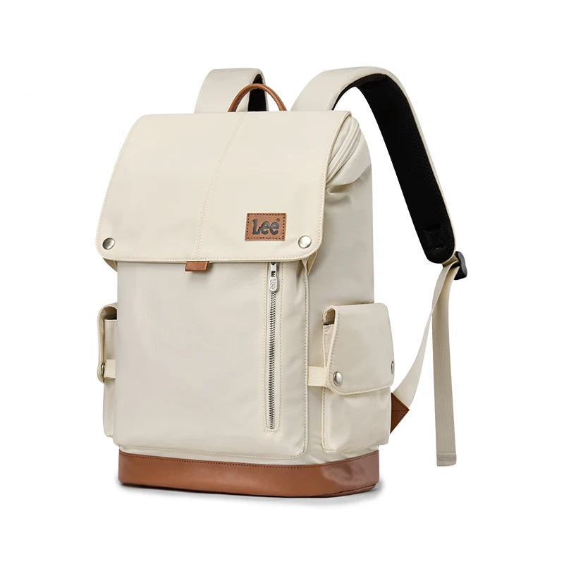 LEE Ultra-Capacity Waterproof Leather Laptop Backpack LEE Ultra-Capacity Waterproof Leather Laptop Backpack