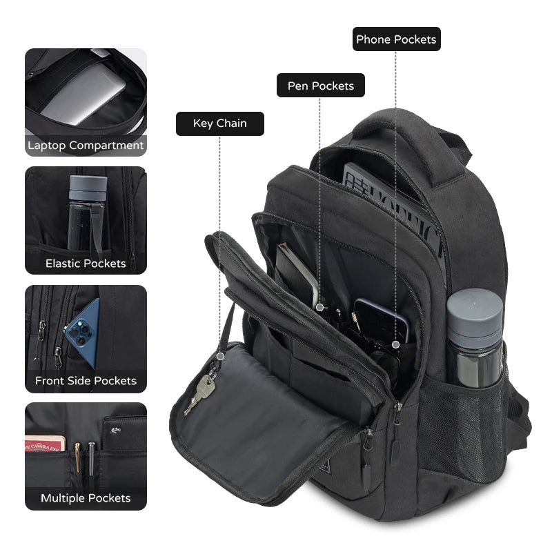 Oiwas Laptop Backpack – High-Capacity & Waterproof Oiwas Laptop Backpack – High-Capacity & Waterproof