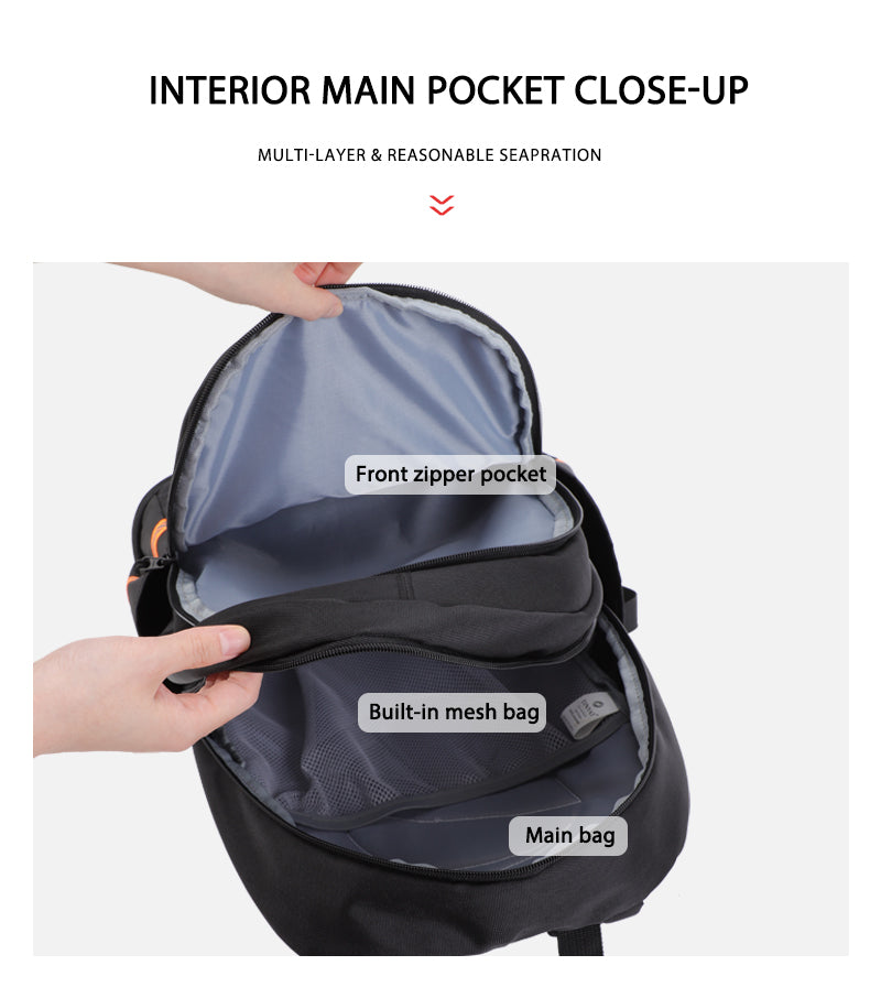 Tinyat Waterproof Backpack with Shoe Compartment Tinyat Waterproof Backpack with Shoe Compartment