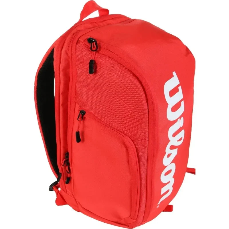 Wilson Tennis Backpack for 2 Rackets – Red Edition Wilson Tennis Backpack for 2 Rackets – Red Edition