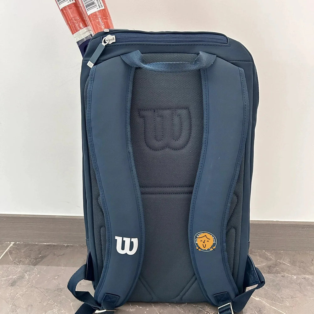 Wilson Roland Garros Tennis Backpack – ProPack Bag for 2 Rackets – Blue Edition Wilson Roland Garros Tennis Backpack – ProPack Bag for 2 Rackets – Blue Edition