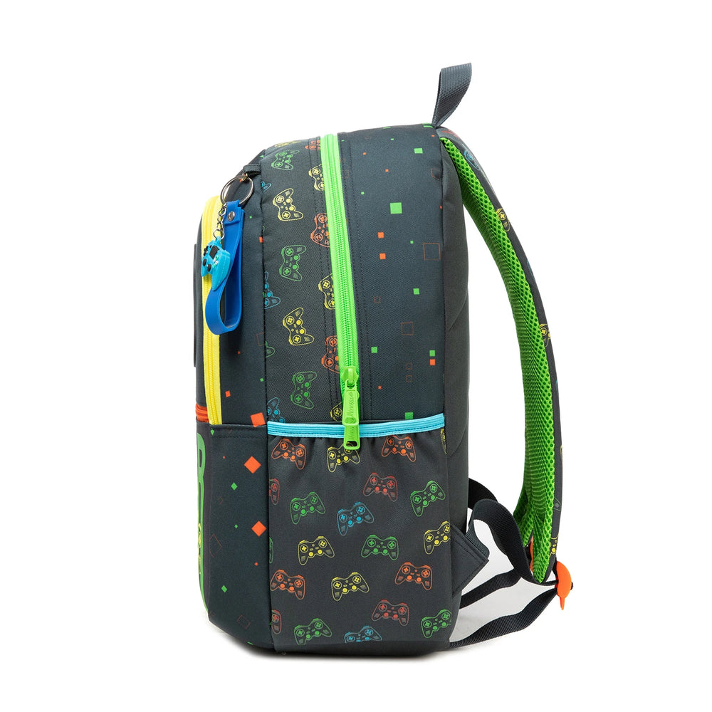 Gamer School Bag Set with Lunch Bag & Pencil Case Gamer School Bag Set with Lunch Bag & Pencil Case