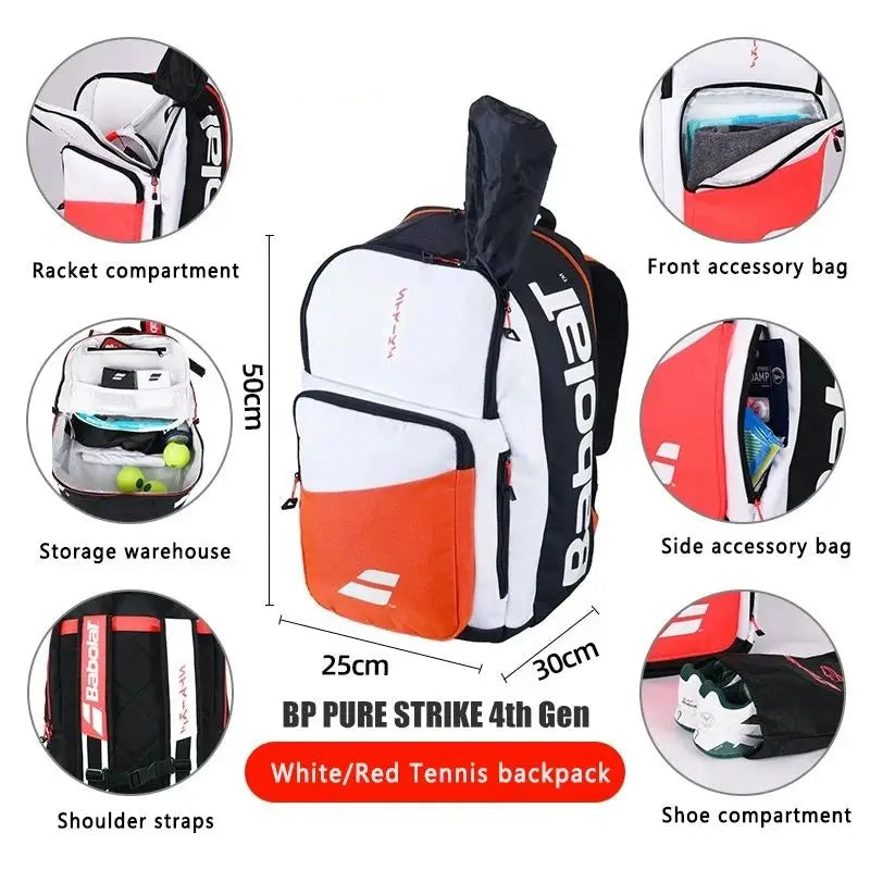 Tennis Bag – Thermal Bag for 3 Rackets – Unisex Design Tennis Bag – Thermal Bag for 3 Rackets – Unisex Design