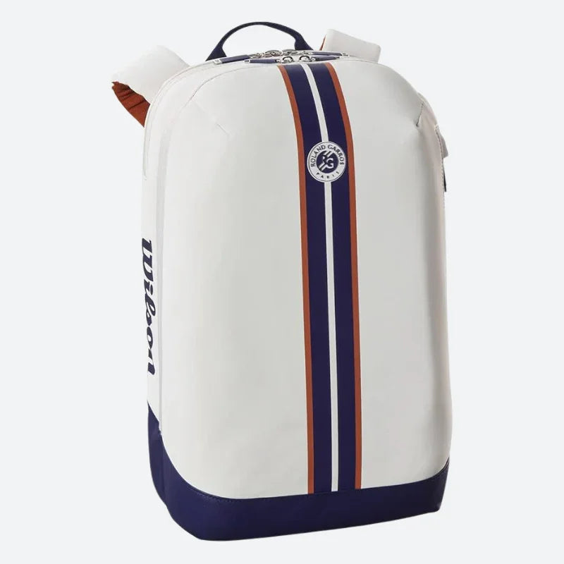 Wilson Super Tour Roland Garros Tennis Backpack – Fits 2 Rackets, Premium Design and Ergonomic Comfort Wilson Super Tour Roland Garros Tennis Backpack – Fits 2 Rackets, Premium Design and Ergonomic Comfort