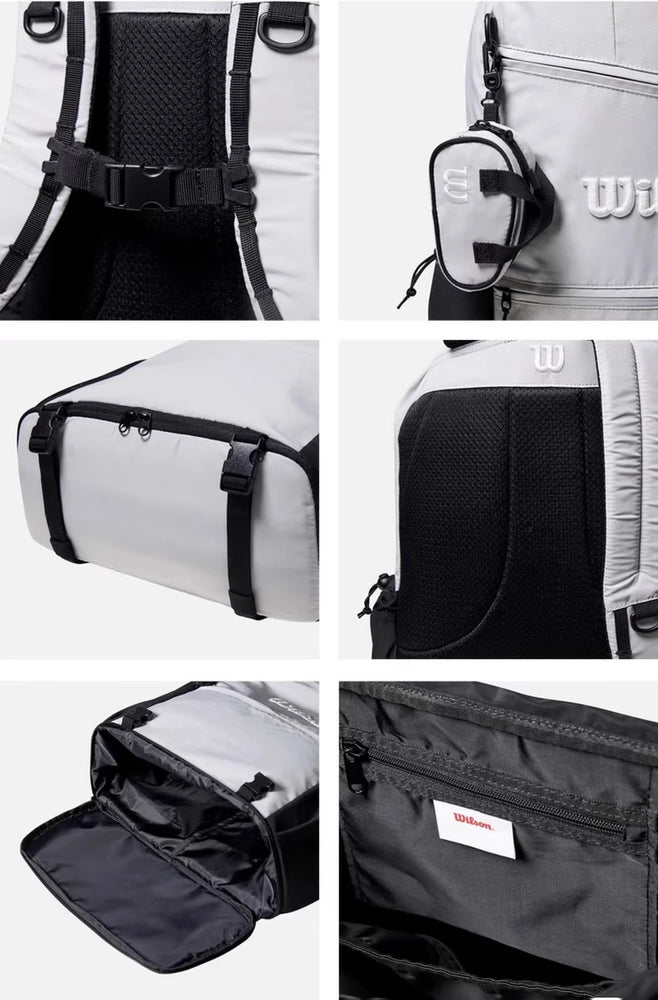 Wilson Tennis Backpack – Drawstring Bag for 2 Rackets – Unisex Design Wilson Tennis Backpack – Drawstring Bag for 2 Rackets – Unisex Design