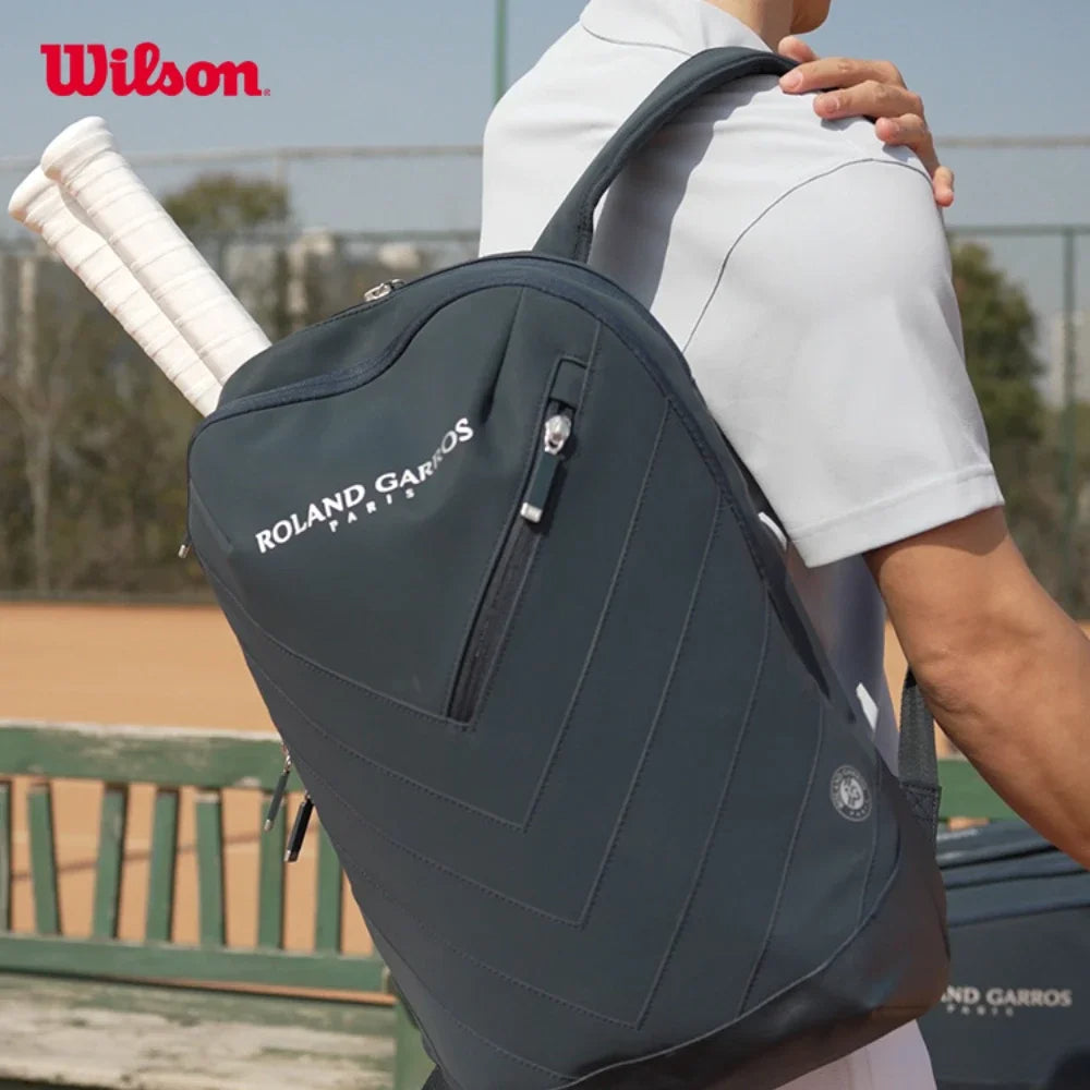 Wilson Roland Garros Tennis Backpack – ProPack Bag for 2 Rackets – Blue Edition Wilson Roland Garros Tennis Backpack – ProPack Bag for 2 Rackets – Blue Edition