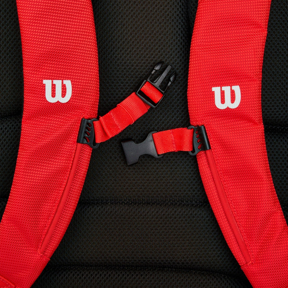Wilson Tennis Backpack for 2 Rackets – Red Edition Wilson Tennis Backpack for 2 Rackets – Red Edition