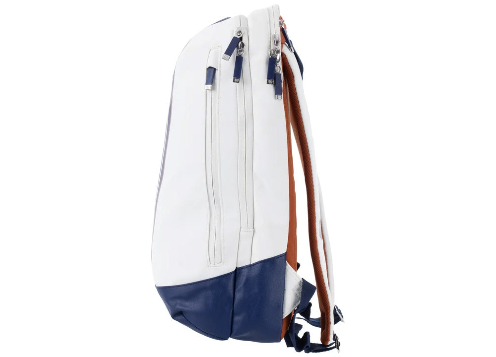 Wilson Super Tour Roland Garros Tennis Backpack – Fits 2 Rackets, Premium Design and Ergonomic Comfort