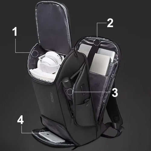 SmartPack Pro – Waterproof Anti-Theft Backpack with USB Charger