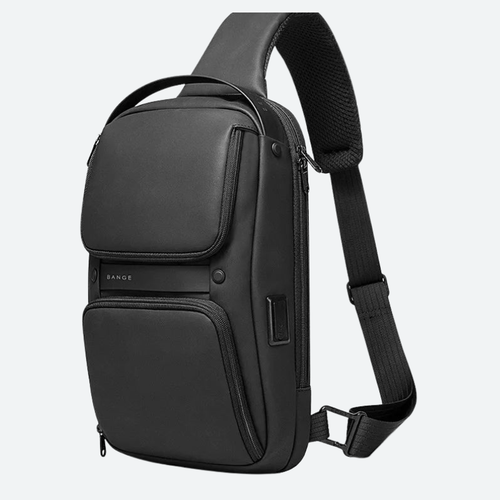 BANGE Multifunctional Waterproof Crossbody Bag with USB