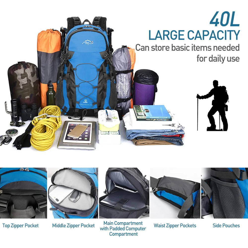Ultimate 40L Hiking Backpack – Durable & Versatile