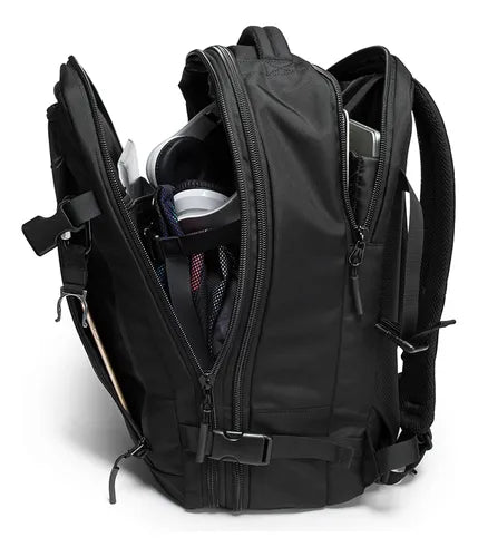 BANGE Expandable 55L Travel Backpack - Anti-Theft & Waterproof