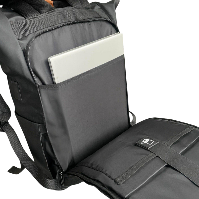 TitanPack Anti-Theft Laptop Backpack With USB - Black