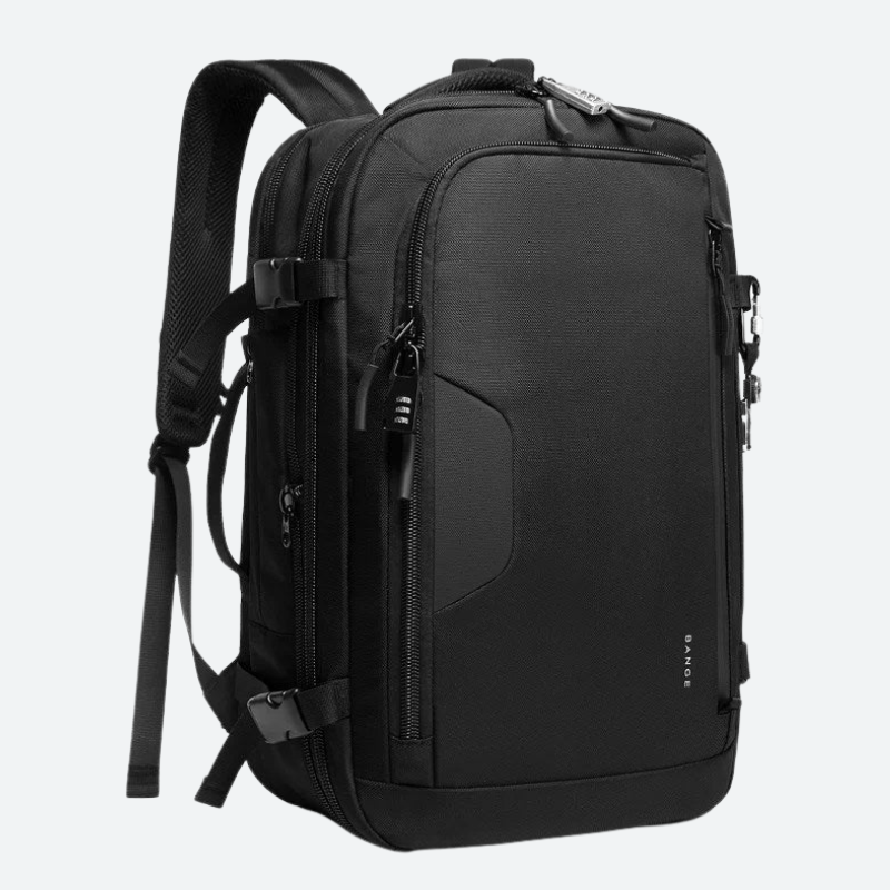 BANGE Expandable 55L Travel Backpack - Anti-Theft & Waterproof