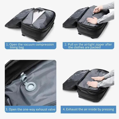 Bolsnik Jetpack Pro 60L Travel Backpack – Vacuum Compression