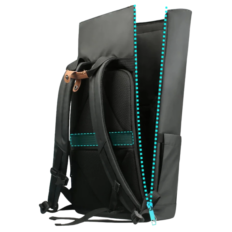 TitanPack Anti-Theft Laptop Backpack With USB - Black