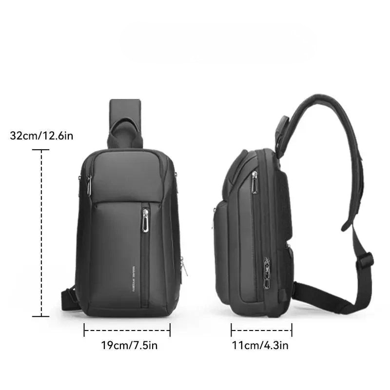 Mark Ryden Waterproof Crossbody Bag with USB Charging