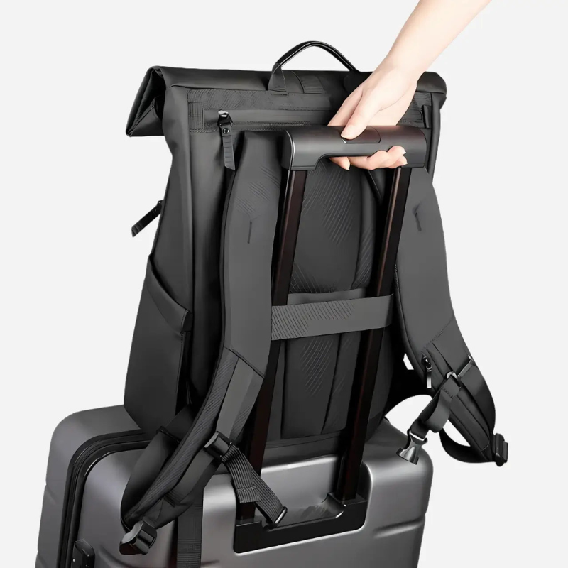 Heroic Knight Expandable Rolltop Laptop Backpack