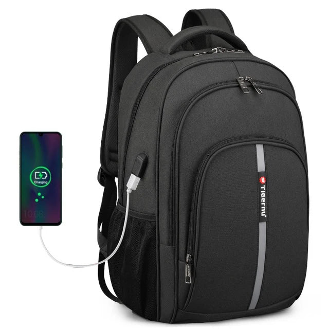 Tigernu Anti-Theft Laptop Backpack - Waterproof & USB Charging