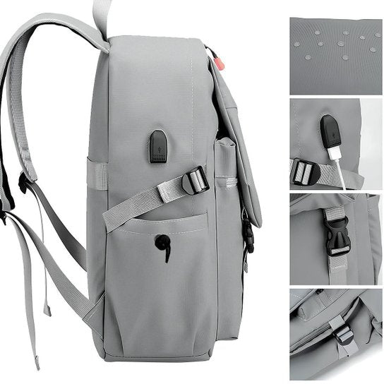 UrbanCore Pro – Anti-Theft Laptop Backpack with USB Port