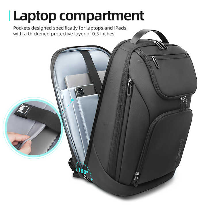 Heroic Knight — Laptop Backpack with USB Charging Port