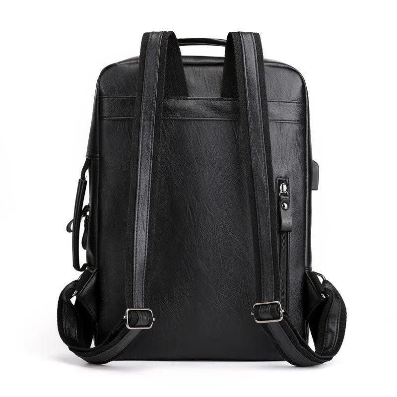 Business Waterproof Laptop Backpack with USB Charging