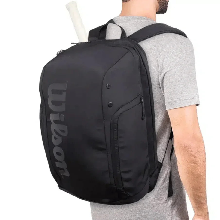 Wilson Pro Staff Federer Tennis Backpack – Fits 2 Rackets, Padded and Ergonomic