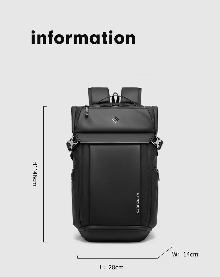 Renzhetx Pro – Waterproof & Anti-Theft Travel Backpack