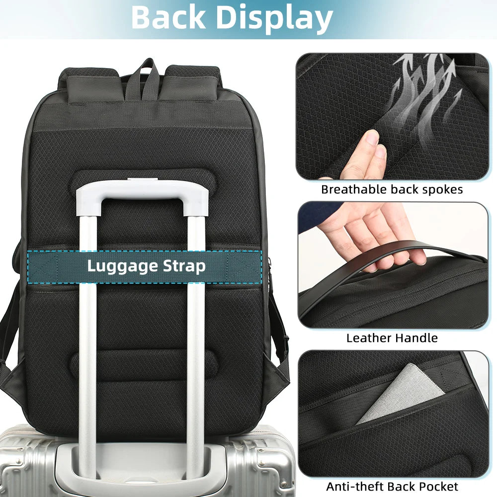 Heroic Knight — Laptop Backpack with USB Charging Port