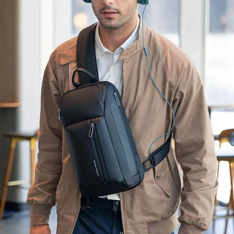 Mark Ryden Waterproof Crossbody Bag with USB Charging