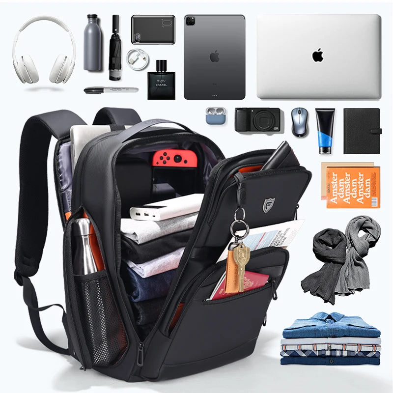 Ultimate 36L Travel Backpack – Waterproof & USB Charging