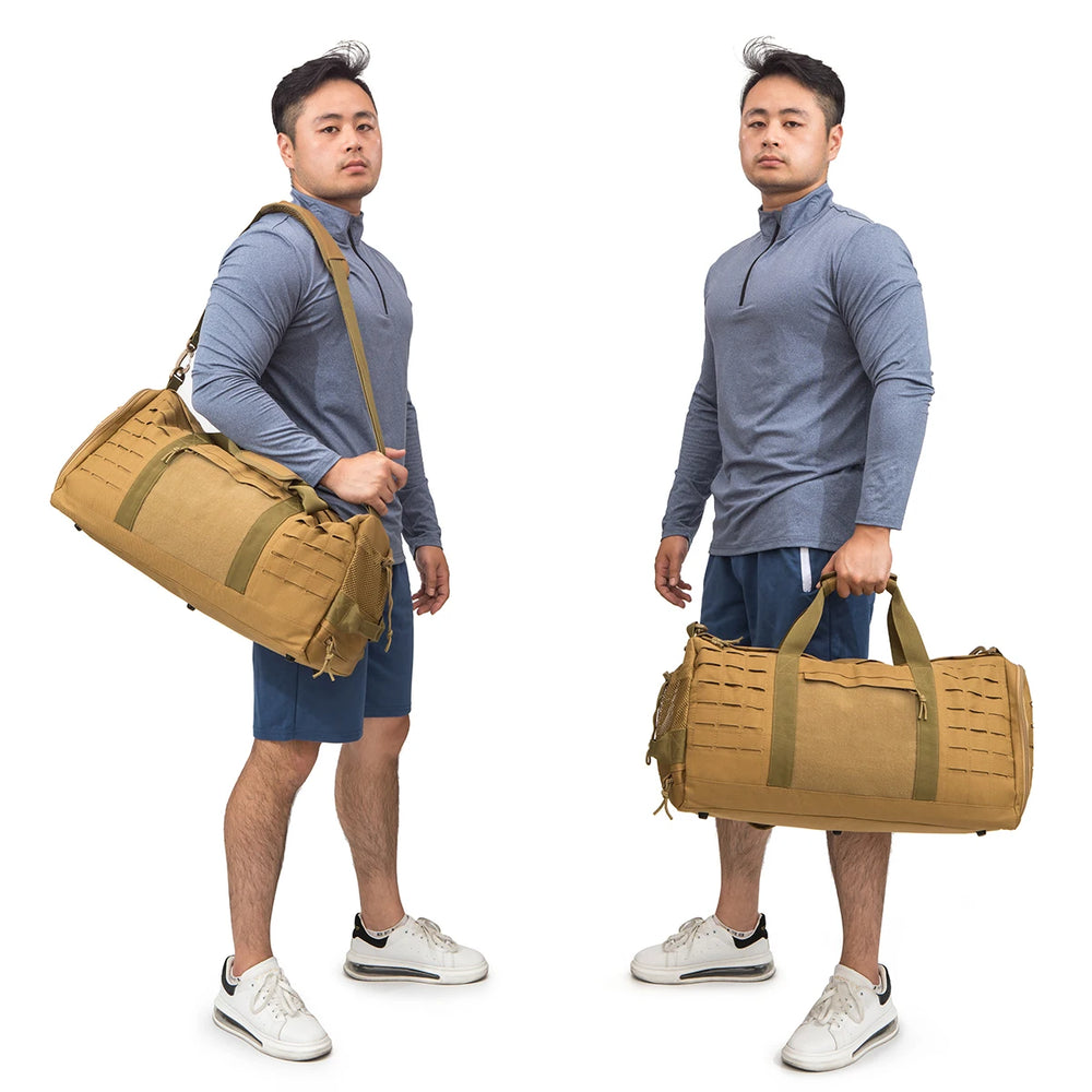 40L Tactical Travel Handbag – Waterproof & Versatile