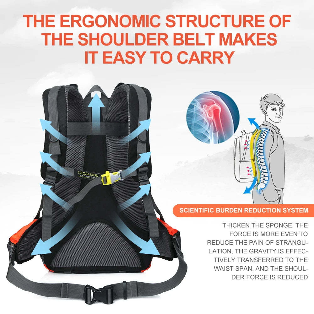 Ultimate 40L Hiking Backpack – Durable & Versatile